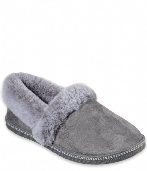 Cheap Womens Blue Skechers Cozy Slippers | Soletrader Outlet
