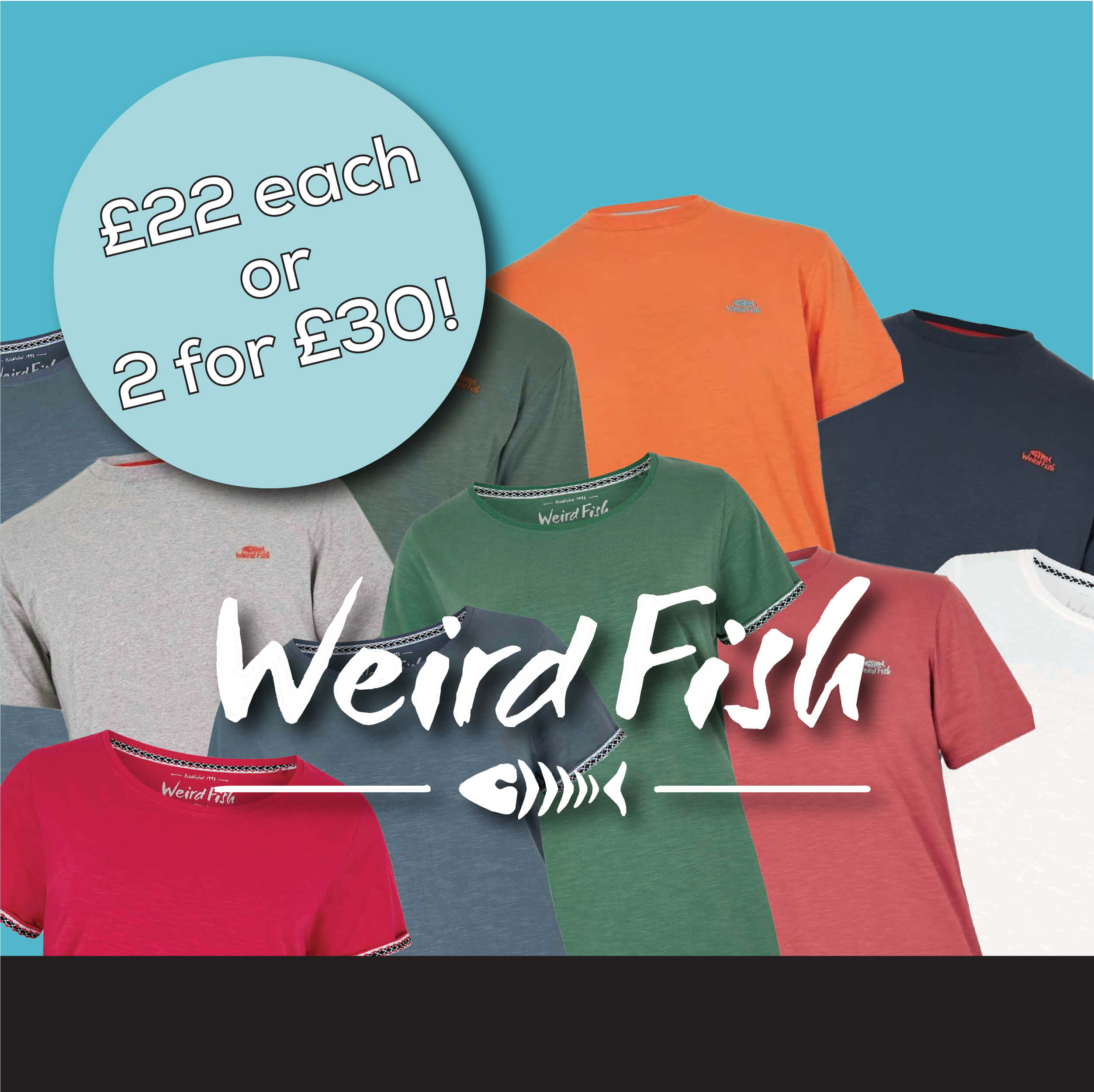 Weird Fish Clothing T-Shirt Offer